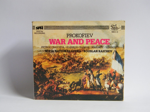 Prokofiev War And Peace Caja 3 Cds Libreto