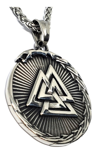 Collar Amuleto Vikingo Valknut Nordico