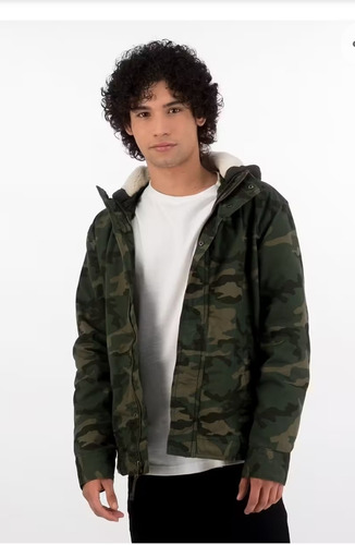 Chaqueta American Eagle Camuflaje Doble Forro