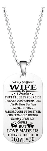 Collar Con Forma De Brazo Para Pareja Con Estampado «to My L