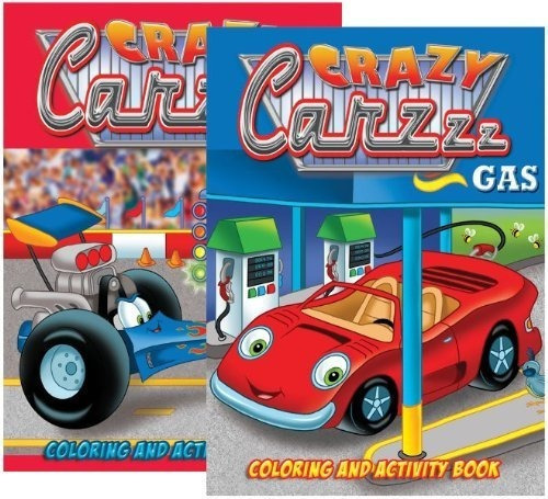 Jumbo Crazy Carzzz Libros Para Colorear Y Actividades