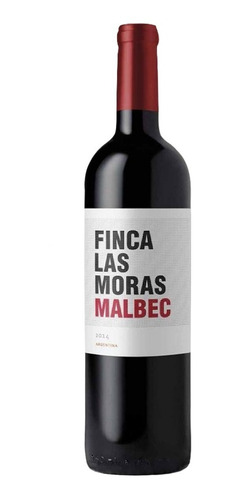 Imagen 1 de 5 de Vino Finca Las Moras Malbec 750 Ml Tinto Botella X1 Unidad