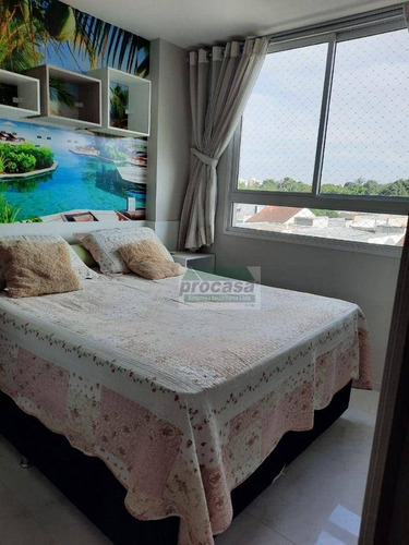 Imagem 13 de 29 de Belíssimo Apartamento Em Condomínio Fechado Com 3 Quartos À Venda, 82 M² Por R$ 480.000 - Flores - Manaus/am - Ap3256