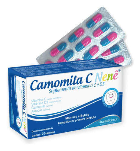 Kit Camomila C Nenê 20 Cápsulas Com 3 Unidades Cada