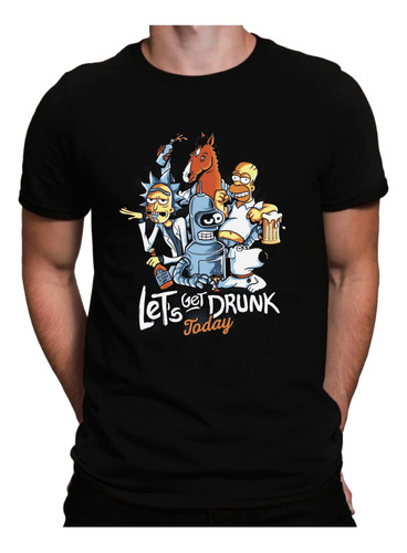 Camiseta Rick And Morty Bojack Bender Camisa Todos Tamanhos