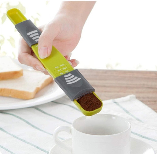Cuchara Medida Ajustable 9 Medidas Ml Y Gramos Cocina Gramer