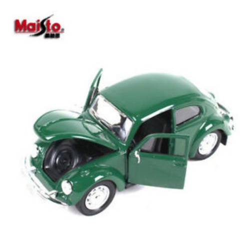 Imagen 6 de 6 de Volkswagen Beetle Escarabajo Maisto 1/24 Coleccion Metal