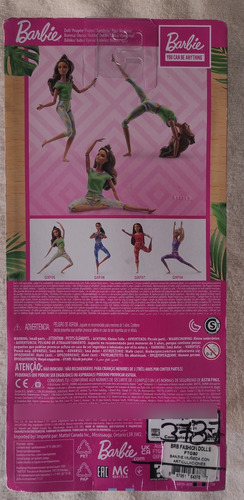 Barbie Made To Move Día De Yoga Articulada Mattel