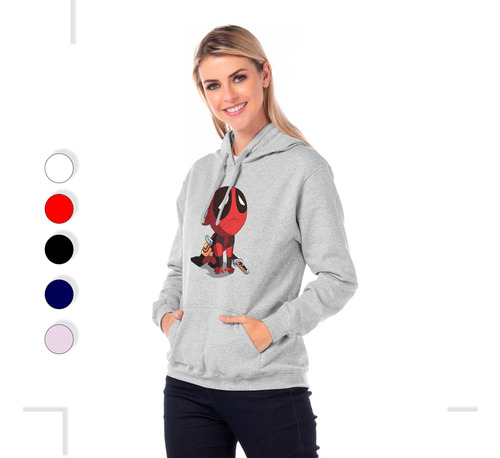 Sudadera Hoodie Adulto Colores Vivos Deead Pool  #4