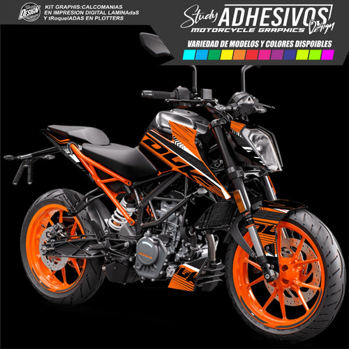 Calcomanias Duke Ng 200 - 390 Personalizadas Kit De Stickers