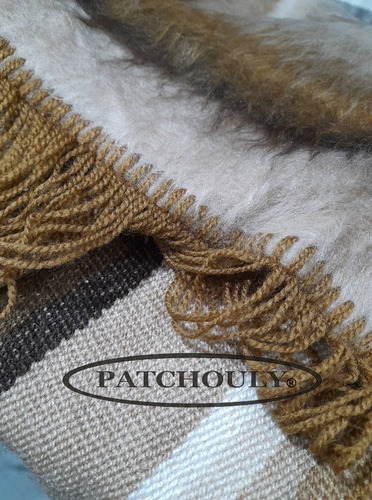 Imagen 4 de 6 de Poncho Lana Alpaca Cardada Pullover Abrigado Artesanal