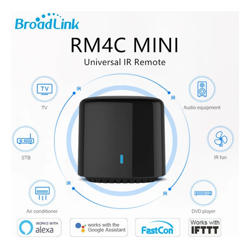 Controlador IR universal Broadlink- RM4c Mini- | Wi-Fi 2.4