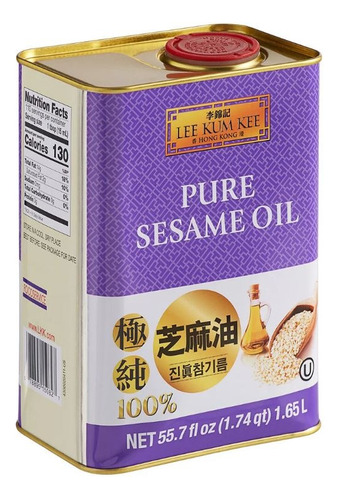 Aceite De Ajonjolí Puro Lee Kum Kee 1.65 L