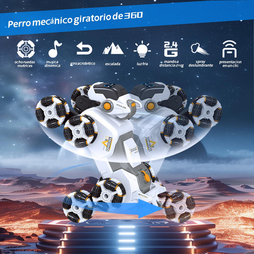 Carro De Rc Con Led Luz, Juguete Transformador For Niños 7