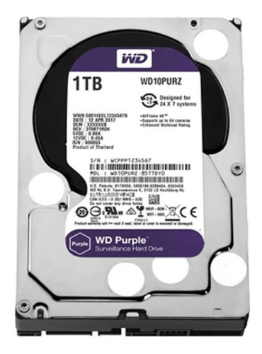 Disco Duro Wd D/s Purple Wd10purz 1tb | Compratecno | Factur