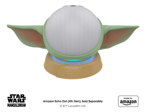 Soporte Para Echo Dot 4ta Y 5ta Gen Mandalorian Baby Color