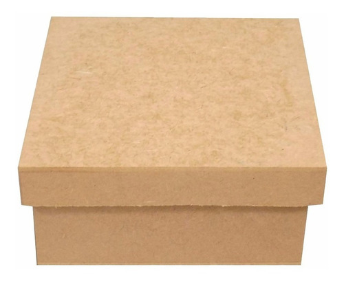 20 Caixas Lisas 10x10x5 Mdf Crú Lembrancinha Casamento Tsl