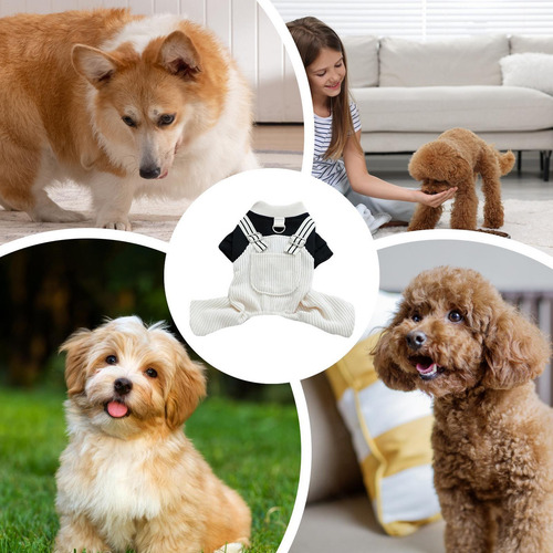 Chaqueta Para Perros Abrigo De Invierno Para Perros Mono Par