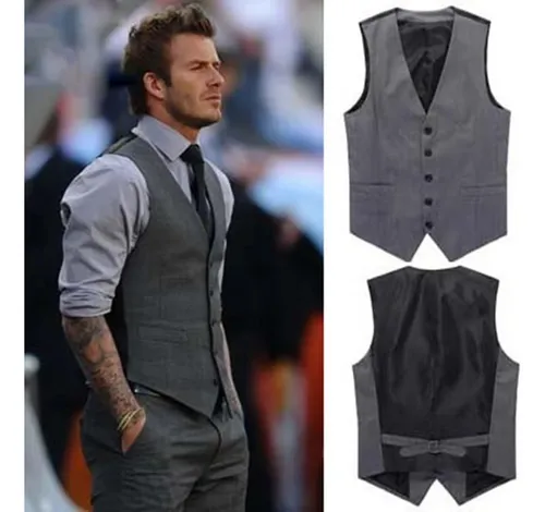 Chaleco gris hombre hot sale