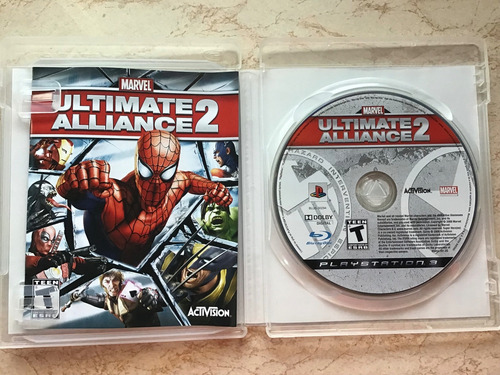 Juego Físico Para Ps3 Marvel Ultimate Alliance 2 (Usado)