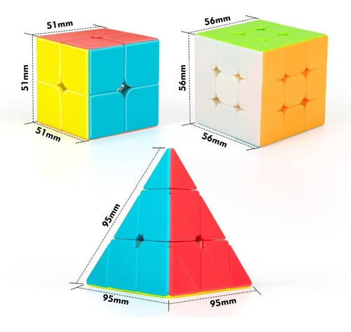 Juego De Cubos De Velocidad, Cubo Mágico Sin Pegatinas Jurnw