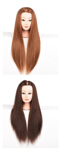 Jf 2x Cabeza De Maniquí Peinado For Peluquería Rizado De