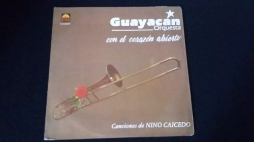 Guayacan Orquesta Con El Corazon Abierto Lp Vinilo Salsa