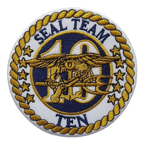 Parche Bordado Seal Team Ten, Navy Seal 10, Tactical Us Navy