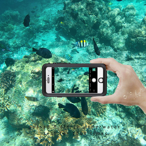 Estuche A Prueba De Agua Para iPhone SE 2020 Negro