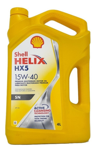 Shell Helix Mineral Aceite De Motor Amarillo Hx5 15w-40  ...