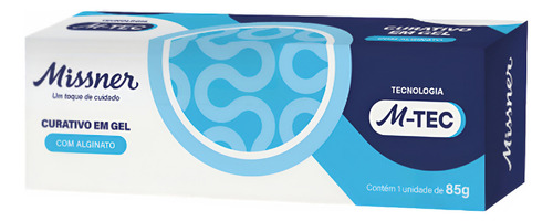 Curativo Com Alginato (hidrogel) 85g Pomada 3 Unid. Missner