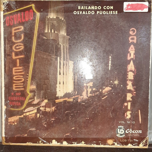 Vinilo Osvaldo Pugliese Bailando Con Volumen 10  T1