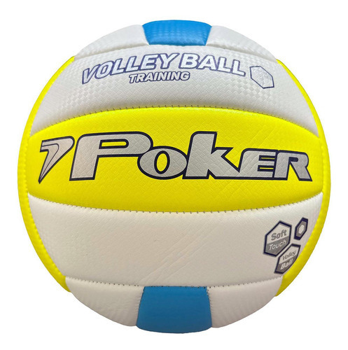 Bola De Volei Poker Training Ii Pvc - Amarelo