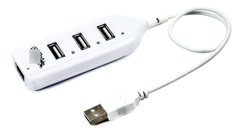 Hub Usb 4 Portas Branco