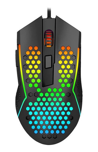 Mouse Gamer Reaping Rgb Até 12400 Dpi 6 Botões Redragon