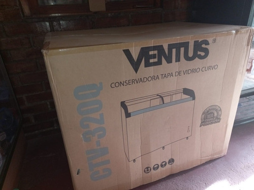 Imagen 4 de 9 de Conservadora Industrial Venus Ctv 320q Tapa De Vidriocurvo