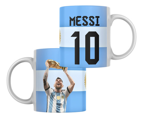 Tazas De Messi Campeón Mundial Qatar 2022