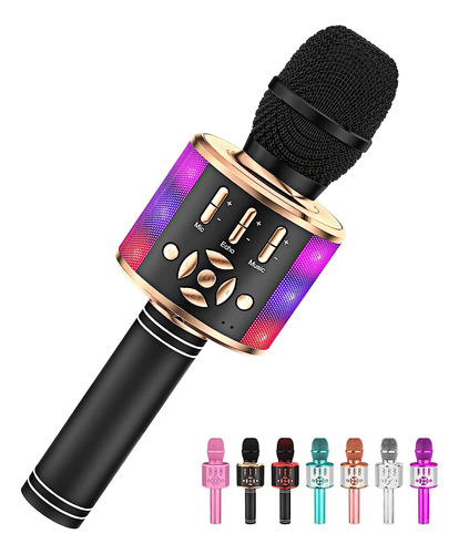 Amazmic Kids Karaoke Microphone Machine Toy Bluetooth Mic Ab