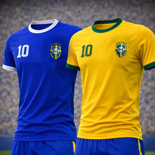 Kit 2 Camisetas Do Brasil Copa Do Mundo 2026 Super Promoção