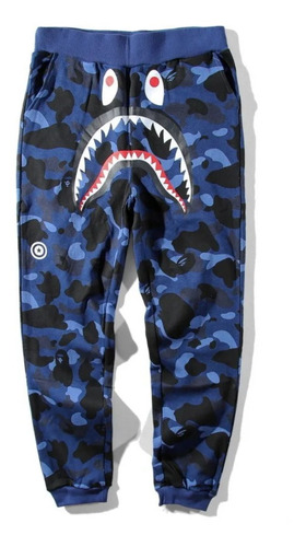 Zapatos De Hombre Fan Mouth Shark New Casual Pants