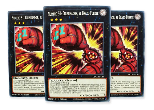 Yugi-oh! Number 51 Finisher The Strong Arm Dlcs-en120 Comun