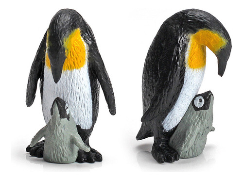 11 Figuras Pingüino Pvc, Adorables Simulaciones Ani