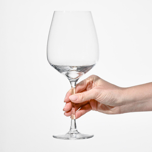 Copa Vino Tinto Krosno Cristal Línea Duet Set 2 Unidades