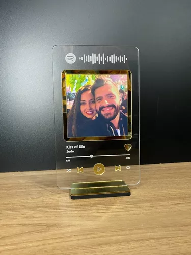 Placa Spotify Acrilico