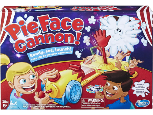 Hasbro Gaming Pie Face Game De Cañón Juego De Mesa Familiar