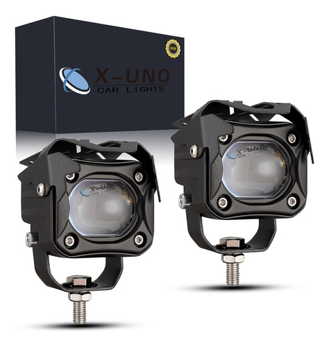 2 Faros Lupa 28000lm Bicolor 3570 Led Con Alta/baja Beam