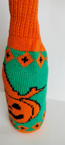 Funda Botella Decoración Fiesta Halloween Día Muertos