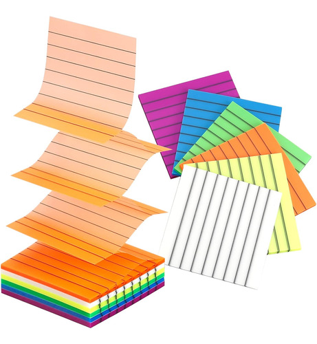 Notas Adhesivas Transparentes Desplegables De 6 Blocs Forrad