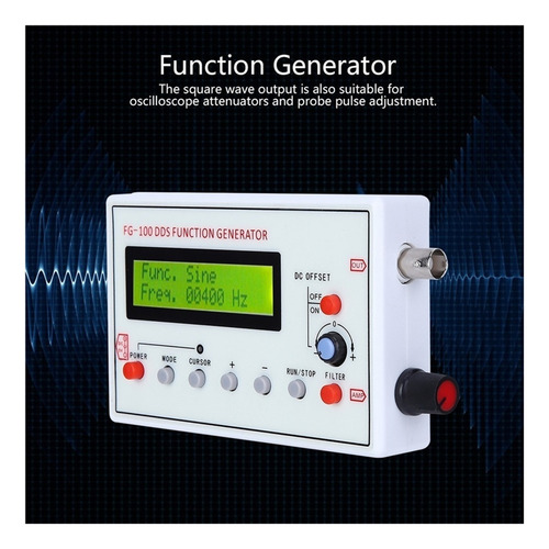 M Fg100 Dds Función Generador Frecuencia Sinusoidal