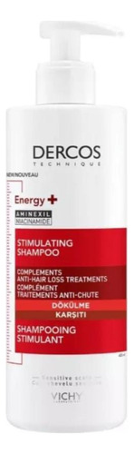 Shampoo Dercos Antiqueda 400ml Kit C/2 Vichy Energizante